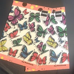 Beautiful A4 notebooks pack of 2  with over 70 pages for sale